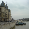 La Conciergerie, la Seine, boats