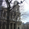 Saint-Sulpice behind trees