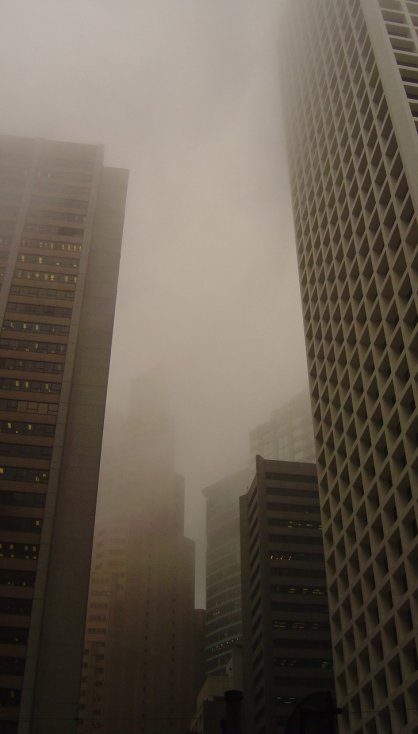 Hong Kong has skyscrapers that flirt with clouds