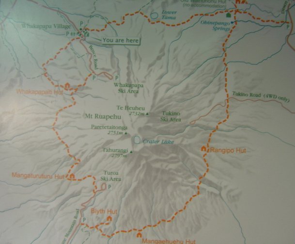 Map of Mordor (I mean, Whakapapa)