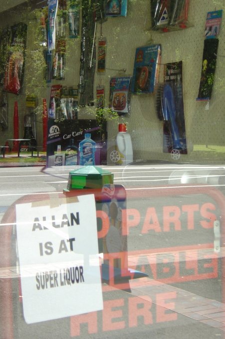 "Allan is at Super Liquor"