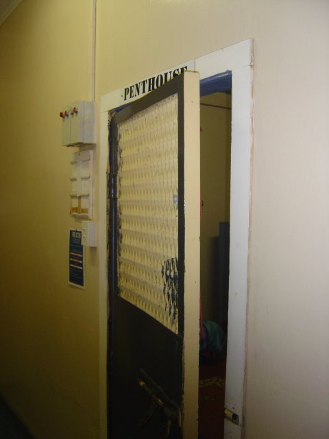 My cell at Napier Prison Backpackers: Penthouse