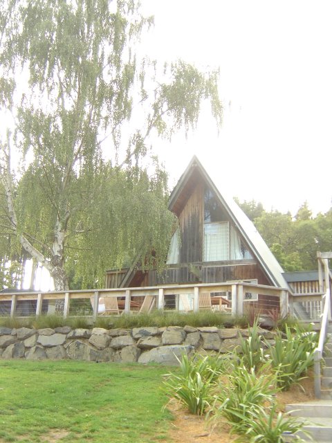 Our chalet at Mount Vernon backpacker in Akaroa