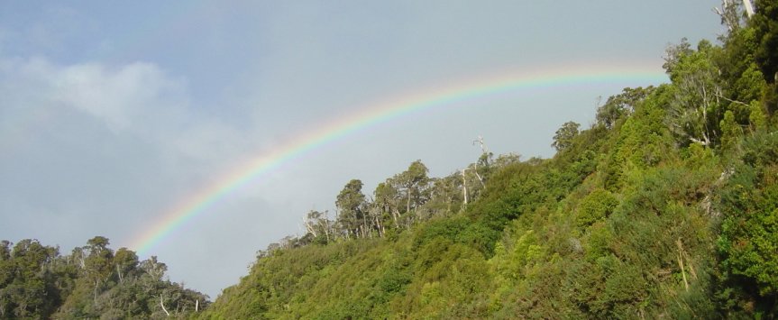 Ha! a rainbow