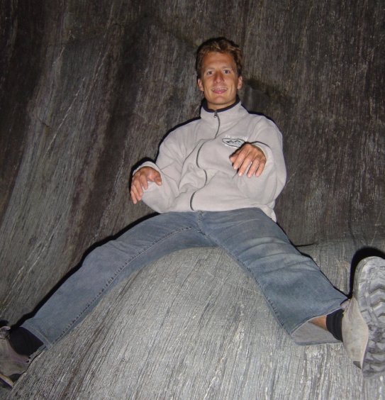 Fabrice at Franz Josef Glacier