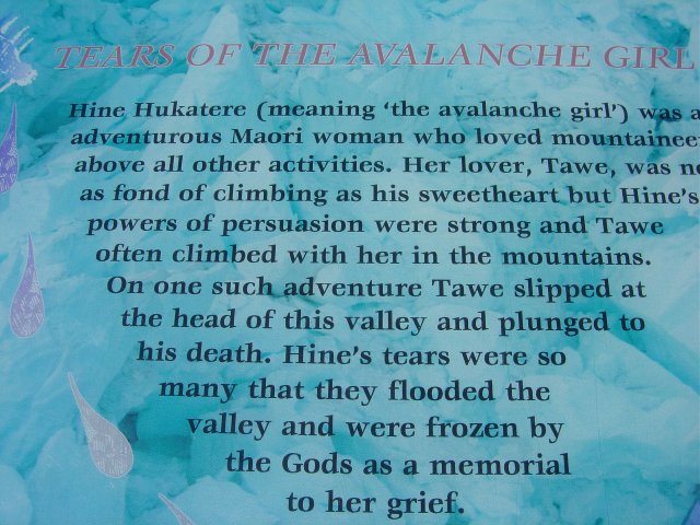 The story of the Franz Josef Glacier