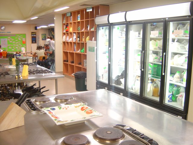 Giant kitchen at Auckland YH