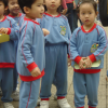 Kids wearing the same outfit
