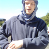 Joel getting ready for a long walk in the sun of Mordor