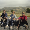 At the beach, Joel, Nico and Fabrice
