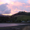 Sunset near Akaroa