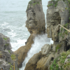 Pancake rocks at Punakaiki