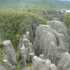 Pancake rocks at Punakaiki