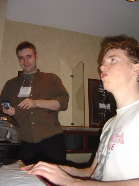 Dan Brickley and Eric Prud'hommeaux, Hyatt Harborside, Boston