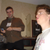 Dan Brickley and Eric Prud'hommeaux, Hyatt Harborside, Boston