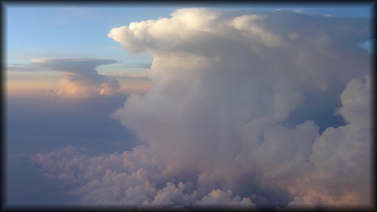 Clouds viewed from a plane