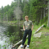 EricP by a lake, Lucerne, Maine