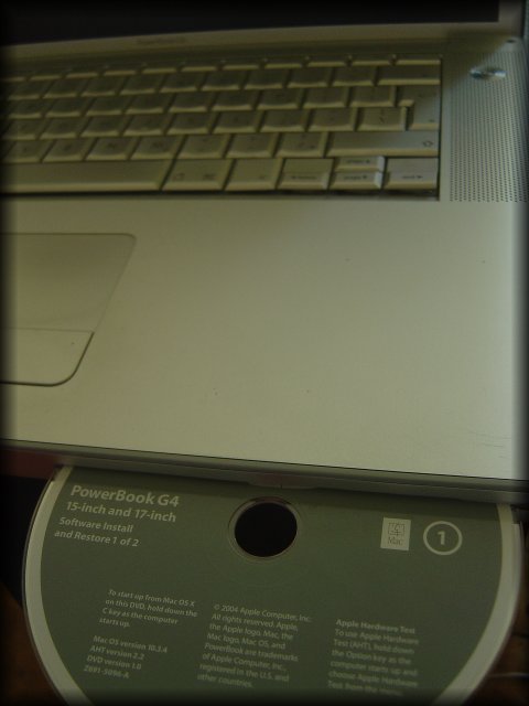 Feeding Precious with the harware test CD