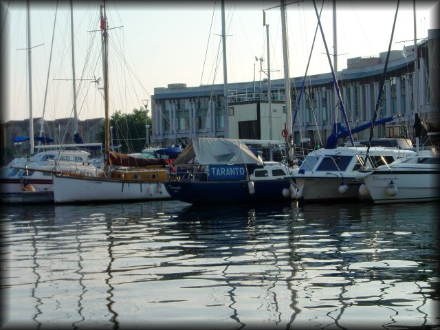 A boat named "taranto" (my mum's maiden name; I had to take a photo)