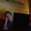 ericP looking at me behind his screen