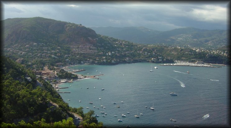 The bay of Theoule