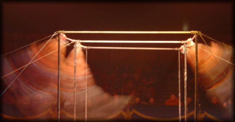 Billy Smart's circus: the Voladas Troupe from Belarus