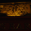 Bicycle on the brick wall above the Greyfriars' Bobby's bar