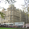 The famous Jenners on Princes Street. When I was a resident in 1996/1997, it was undergoing a massive refurbishment and was covered by nets around scaffoldings