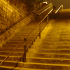 Stairs connecting Grassmarket to Johnston Terrace