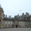 Holyrood Palace at the end of Cannongate