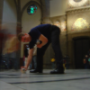ericP setting his camera on the floor of Cathedral of Santa Maria Del Fiore, Firenze