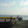 Baots, beach, sea, Monterosso al Mare, one of the cinque terre