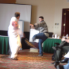 Indian woman vs. Brazilian teenager, it's capoeira time at the Team Day