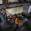at the go kart