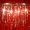 Crystal chandelier, or almost (in the window of a shop)