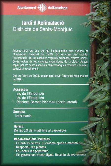 Jardi d'Aclimatacio