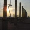 The Torre de Calatrava on the Olympic Games ground