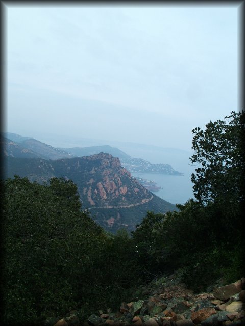 View on the coast and the sea