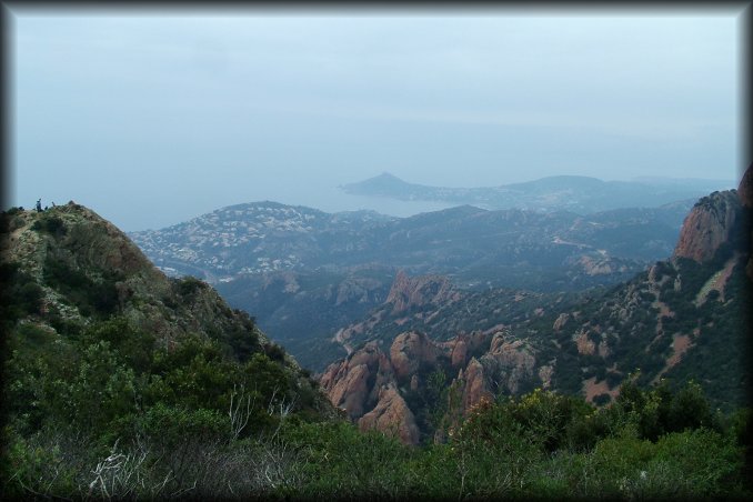 View on the coast and the sea