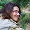 Close up portrait of Pascale, smiling
