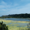 This is le lac du Bateguier, the fort in the background