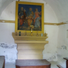 The inside of the chapel