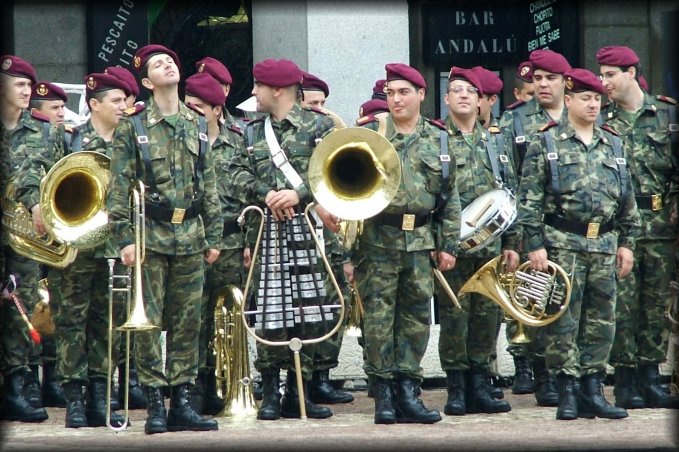 Soldiers and musicians