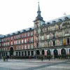 Military gathering on Plaza Mayor. We stood there under some light rain for a while and failed to understand what the purpose was.