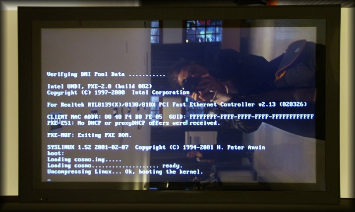 Uncompressing Linux... Ok, booting the kernel.
