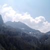Mountains in front, behind, around, mountains everywhere