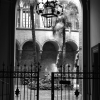 Welcoming me / Shutting me out (black and white version)