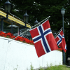 I had to take a photo of the norwegian flags in the park, as a token of good faith that I'm in Oslo.