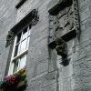 The guy in a music store told us that a monkey had saved a baby and that seemed to be a long while ago. The sculpture of the monkey holding the baby is above the entrance of a church.