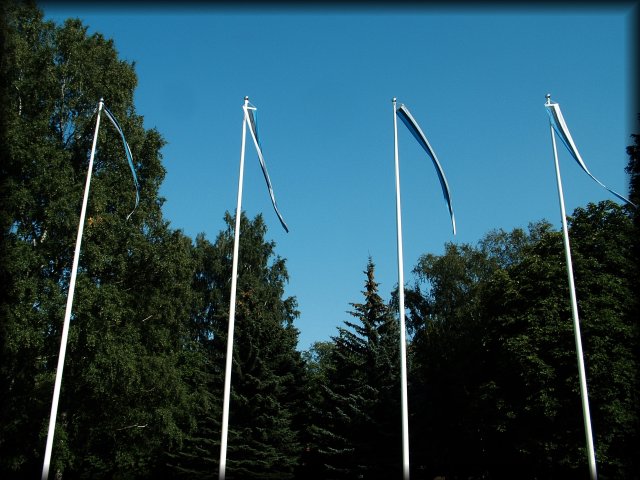 OK, maybe I have a thing with flags. Or it's the converging vertical lines.